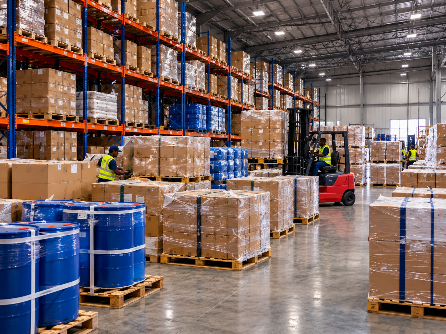 Barrels, boxes and consolidated cargo